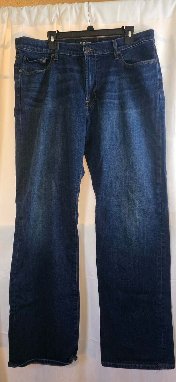 Lucky Brand 181 Relaxed Straight Leg Jeans Men's Size 36x34